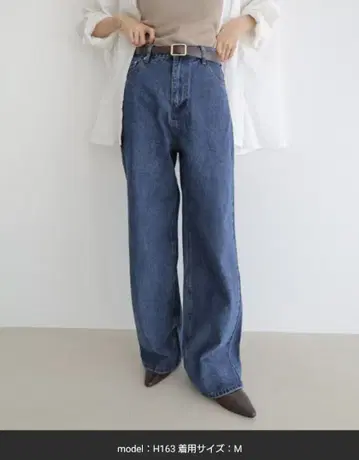 evernavy 커브 데님 블루 계열 M