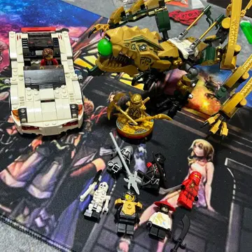 LEGO 레고 닌자고 골드 드래곤 자동차 세트