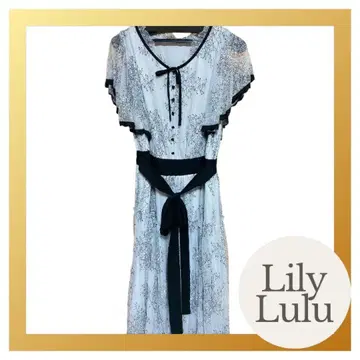 Lily Lulu 플라워 튤 원피스 포멀 깔끔한 파티