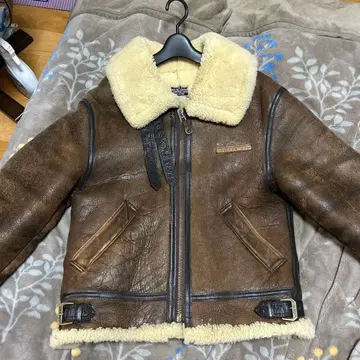 가죽 보아 라이더 자켓