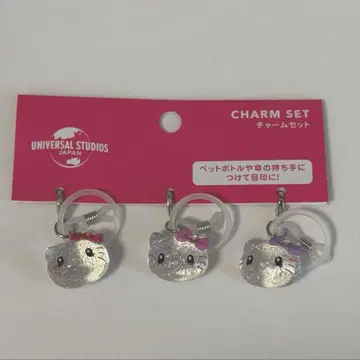 헬로키티 참 세트 USJ 새상품 미사용