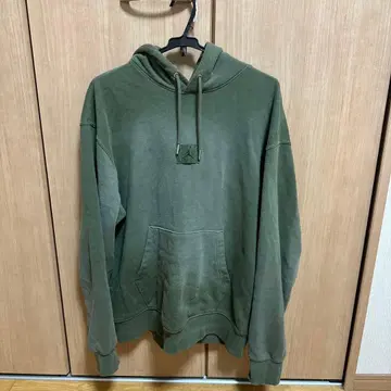 조던 플라이트 플리스 남성용 풀오버 카키 M