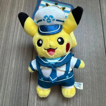 603. 포켓몬 센터 요코하마 한정판 마린룩 피카츄 봉제 인형