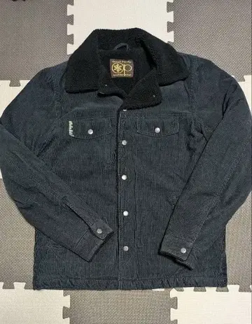 오션 퍼시픽 코듀로이 자켓 보아 자켓 블랙