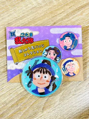 닌타마 오하마 칸에몬 자수 캔뱃지