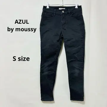 AZUL by moussy 아줄바이마우지 스키니 데님 S 블랙