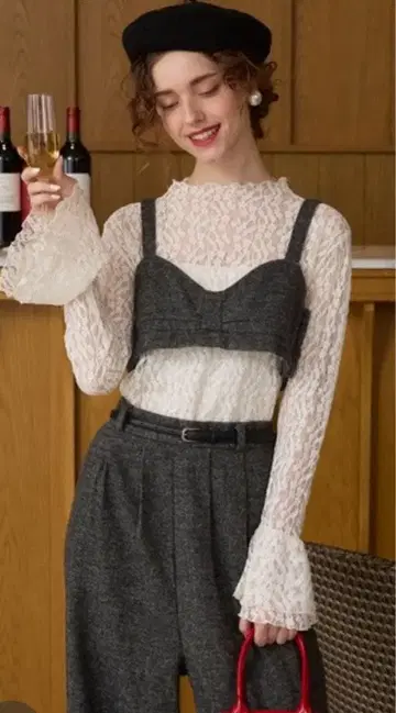 멀티 웨이 트위드 뷔스티에 올인원 / bonlecill 본씰 같은 형태