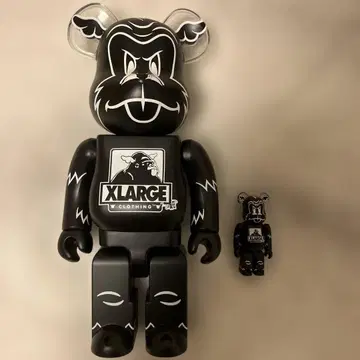 베어브릭 xlarge DFACE 100%&400% 메디콤토이