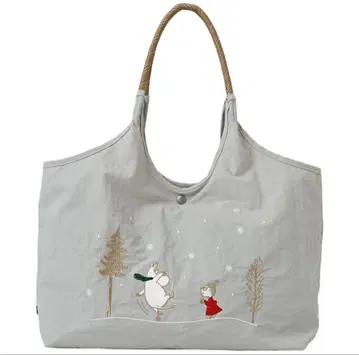 무민 발수 자수 토트백 숄더백 2세트