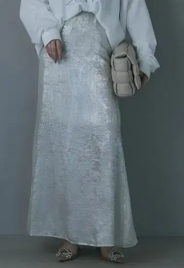 [ANDREA Co.] 메탈릭 내로우 스커트