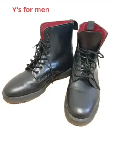 와이즈 포맨 Y's for men 8홀 부츠 가죽 신발