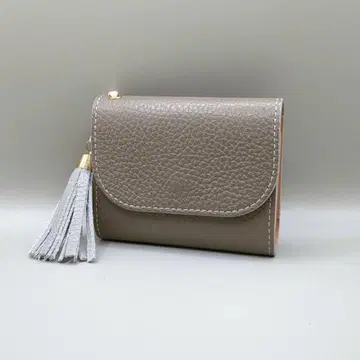 COTOCUL 코토컬 미니 지갑 그레이지 이탈리아 가죽 천연 가죽