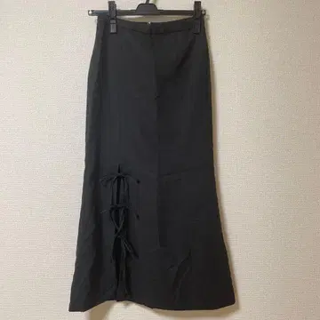 [ EMMEL REFINES ] EM 슬릿 리본 내로우 스커트