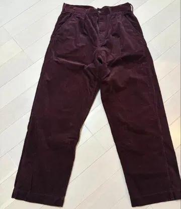 Schott 코듀로이 와이드 팬츠