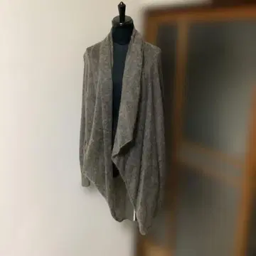 그레이 오픈 프론트 가디건 ROSE BUD
