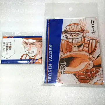 다이아의 A [미유키 카즈야] 원작 만화컷 스퀘어 캔뱃지 아크릴 스탠드