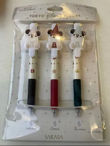 릴루린린 볼펜 3개 세트 디즈니 크리스마스 2025