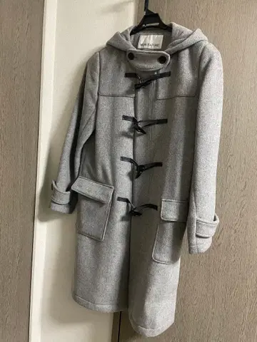 NATURAL BEAUTY BASIC 그레이 더플 코트