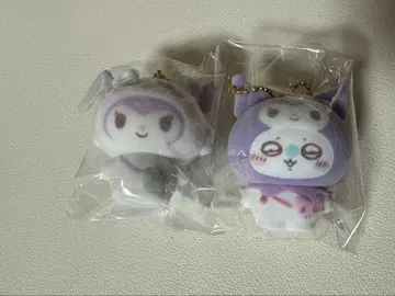 산리오 치이카와 시크릿 플로키 마스코트 참 모몽가 쿠로미