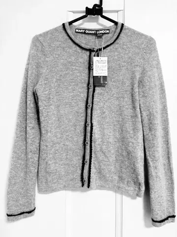 [ MARY QUANT ] 그레이 긴팔 가디건