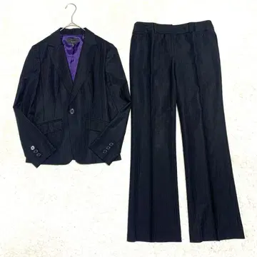 고급 라인 iCB complete 팬츠 수트 셋업 스트라이프