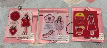 미니 복권 오타니 에미리 아크릴 키링 3종 세트