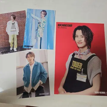 BUDDiiS 모리 히데토시 L판 사진+타워 레코드 한정판