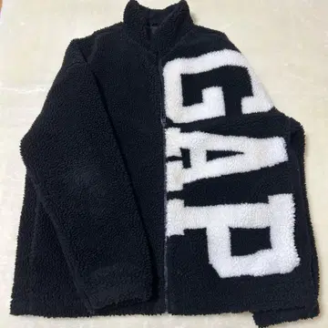 GAP 보아 자켓 빅 로고 L 블랙