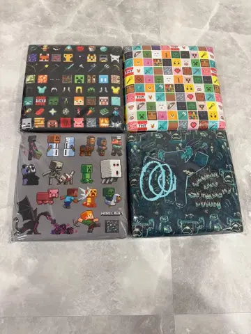 마인크래프트 스툴 박스 MINECRAFT 4개 세트 미사용 새상품