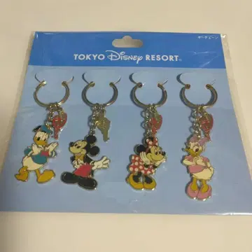 도쿄 디즈니 리조트 캐릭터 키링 4개 세트