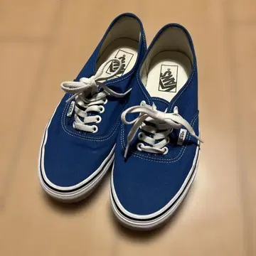 [ 새상품급 ] VANS 오센틱 파랑 26.5cm