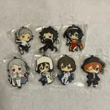 문호 스트레이독스 DEAD APPLE 러버 키링 세트