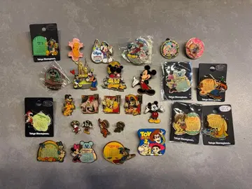 디즈니 핀 배지 모음