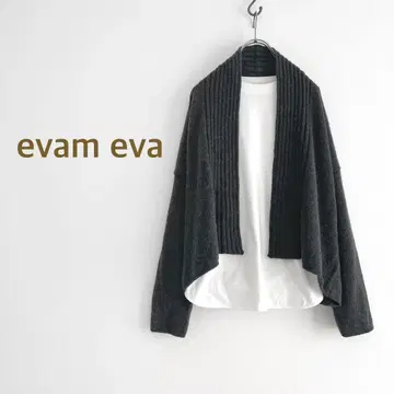 evam eva 알파카 100% 니트 가디건