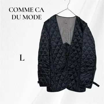 꼼사데모드 퀼팅 자켓 L 블랙 남성용