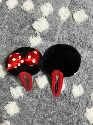 미니 마우스 귀 헤어핀