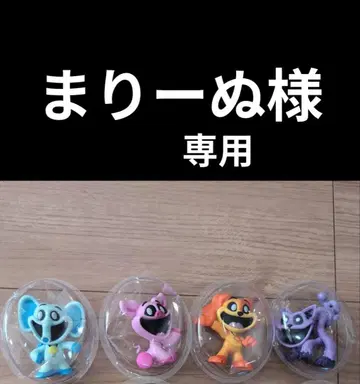 컬러풀 게임 캐릭터 피규어 세트