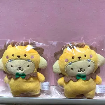 폼폼푸딩 봉제 인형 마스코트 키링 오카부리 애니멀