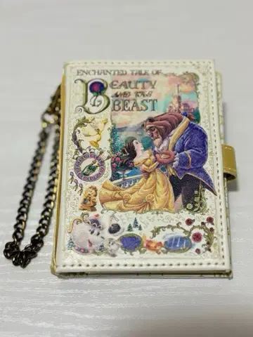 미녀와 야수 TDL 수첩형 패스 케이스