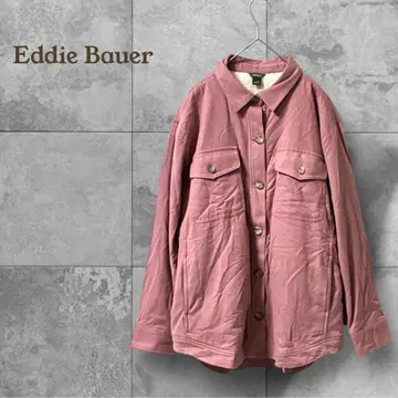 새상품급 에디 바우어 셔츠 자켓 보아 안감 스모키 핑크 여성용