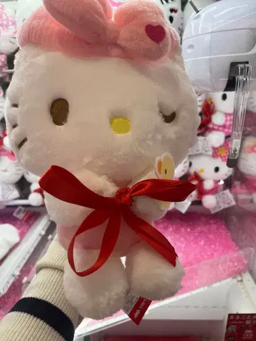 헬로키티 봉제 인형 핑크