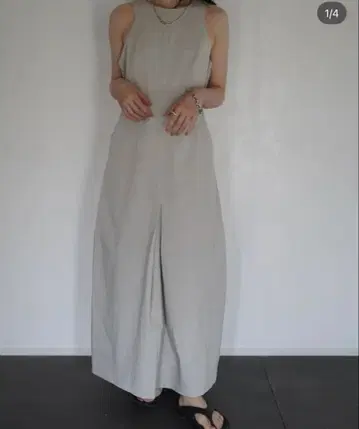 chaisy_style Nosleeve Tuck Dress