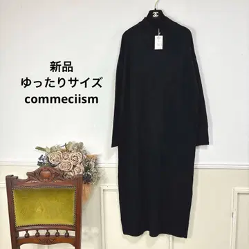 새상품 루즈한 사이즈 commeciism 니트 원피스