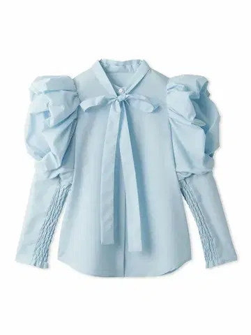 릴리 브라운 3way 퍼프 슬리브 블라우스 LWFB241134