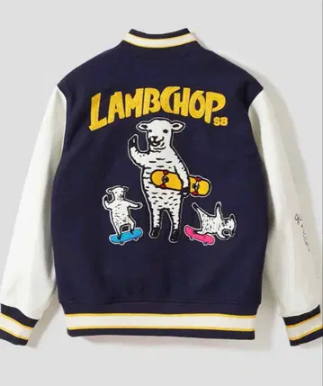 graniph 그라니프 완판 라무 쵸프 스케이트 바시티 자켓 L