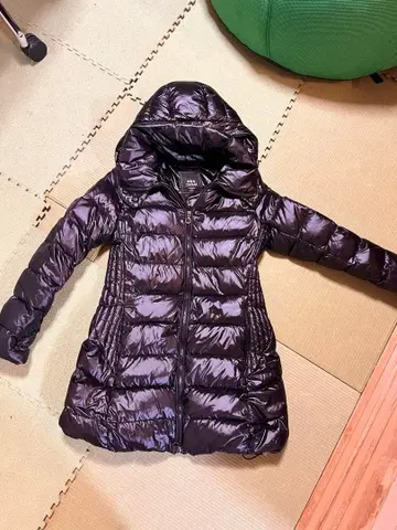 TATRAS 다크 퍼플 후드 부착 다운 자켓 2