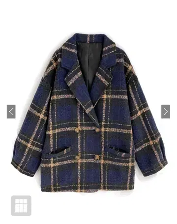 체크 무늬 트위드 숏코트[snk978]