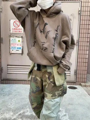 후드 워싱 맨투맨 티셔츠 (남녀 공용)