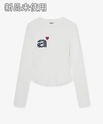 aeae 화이트 긴팔 T셔츠