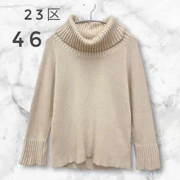 23구 터틀넥 니트 베이지 46